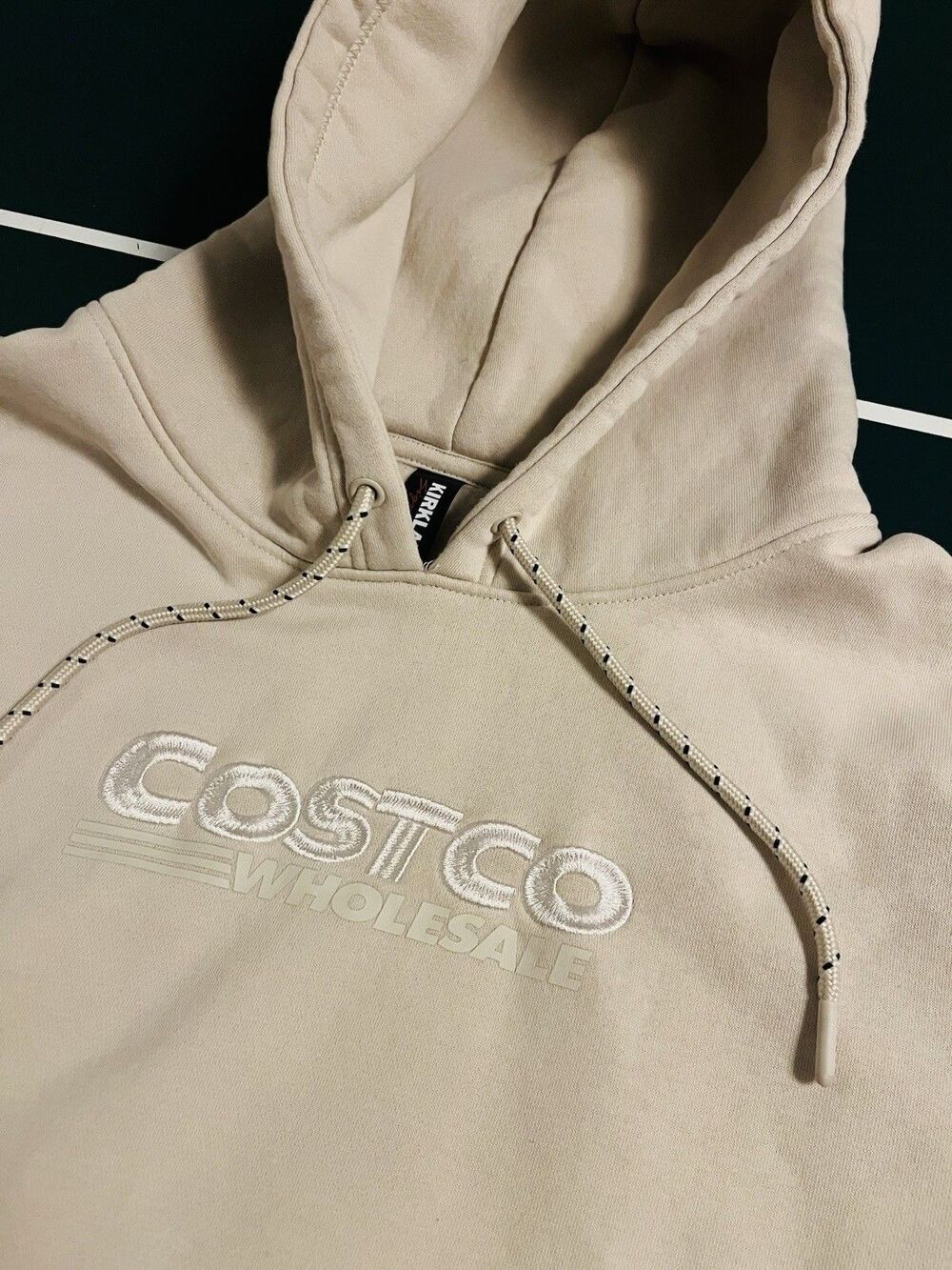 *RARE* COSTCO Wholesale Store Employee Work Embroidered Hoodie Sweatshirt MEDIUM